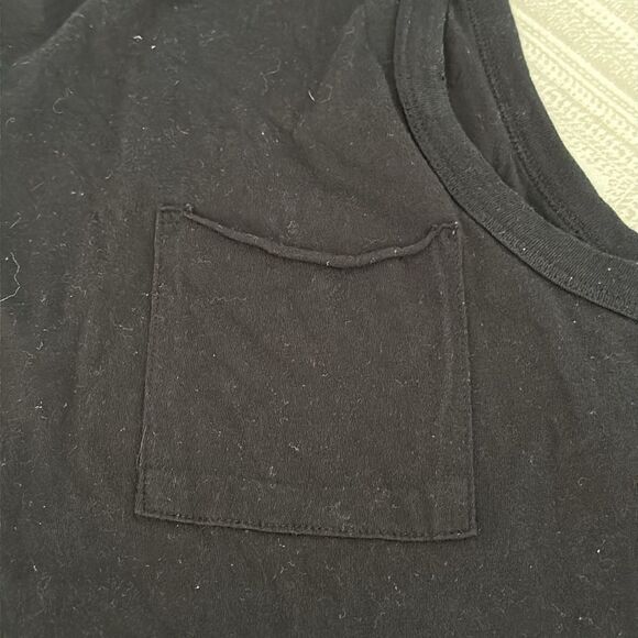 Philanthropy Women’s Black Open Back with Pocket Tank Top, Size XL - Picture 4 of 7